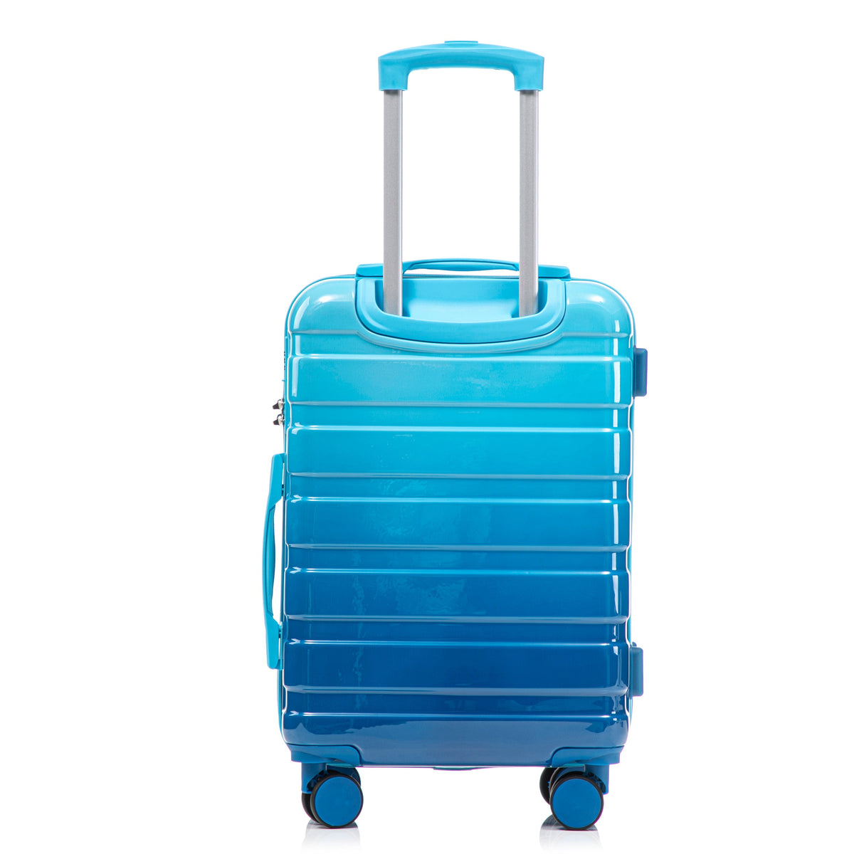14'/20' 2-Pcs PC Spinner Wheel Luggage Set with Gradient Color and Lock