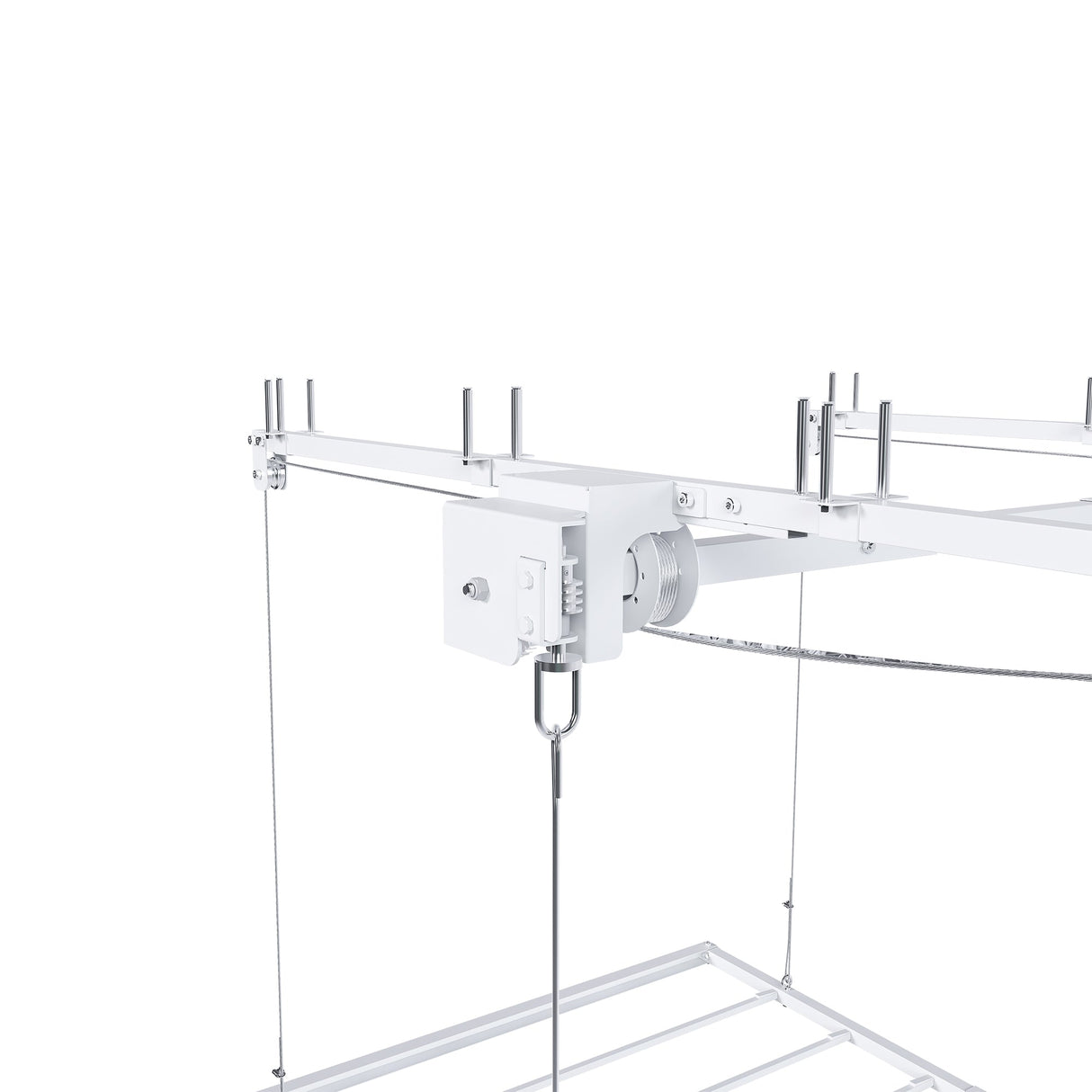 Overhead Garage Storage Rack 3x6 FT for High Ceilings