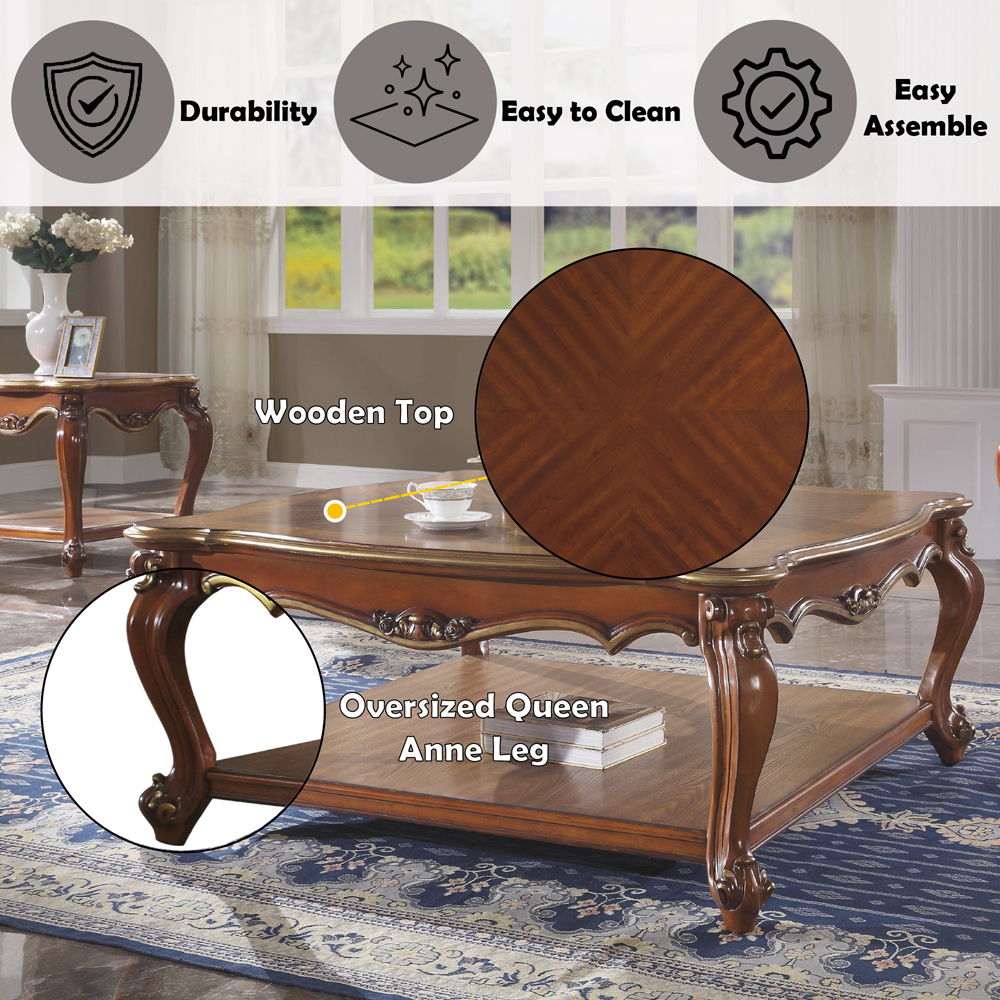 Picardy - Coffee Table - Honey Oak