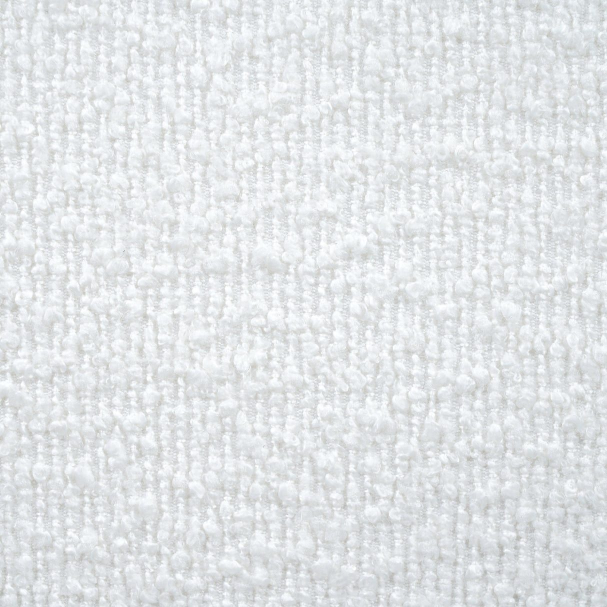 Cream-Colored Boucle Upholstered Bed with Rubber Wood Foot, King