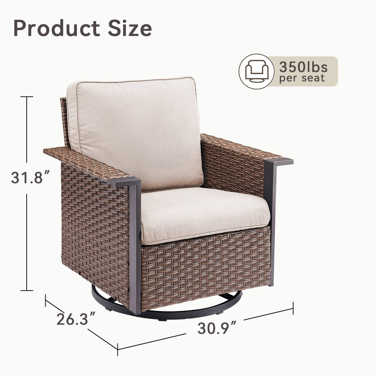 Outdoor Swivel Rocking Chairs