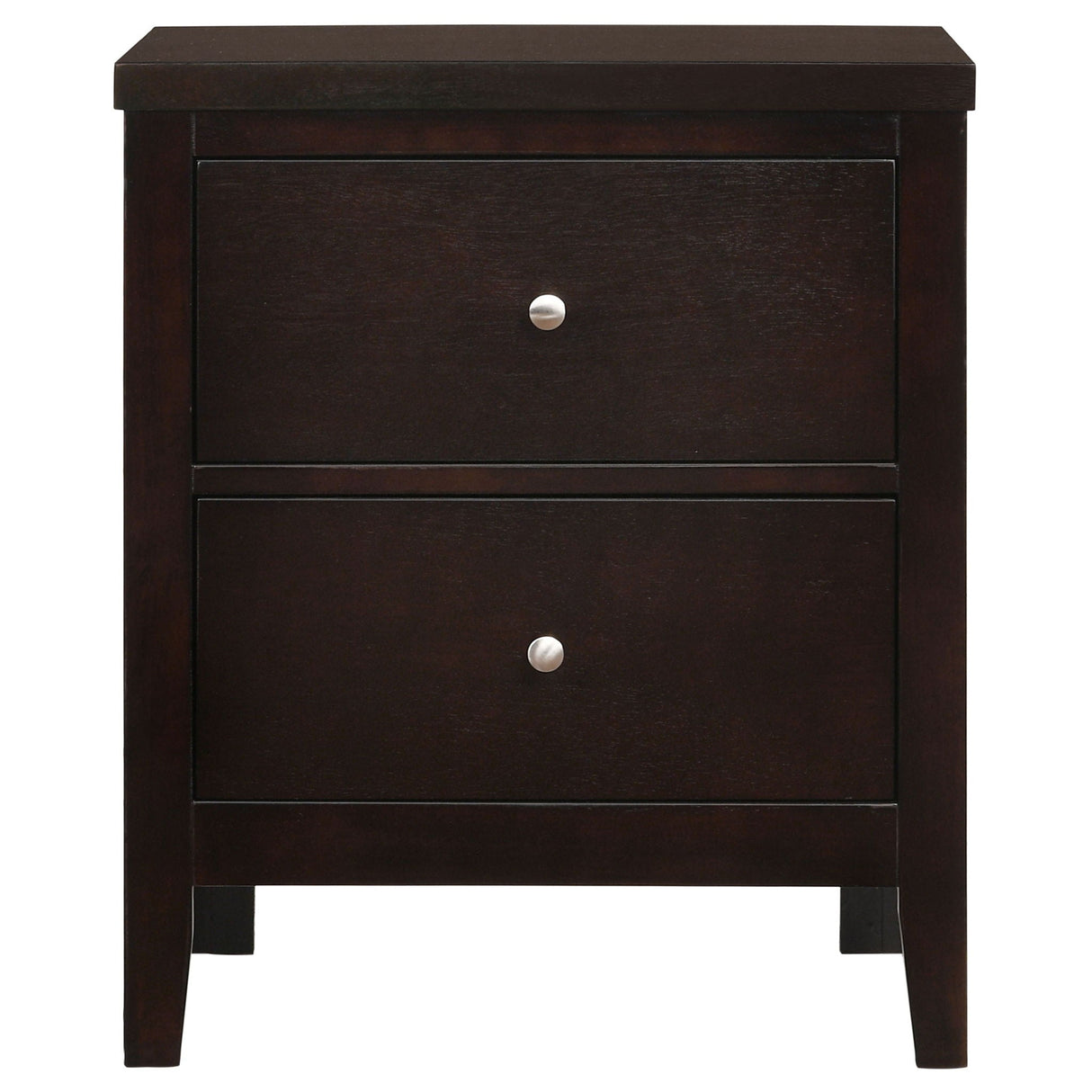 Garrett - 2 Drawer Nightstand - Cappuccino
