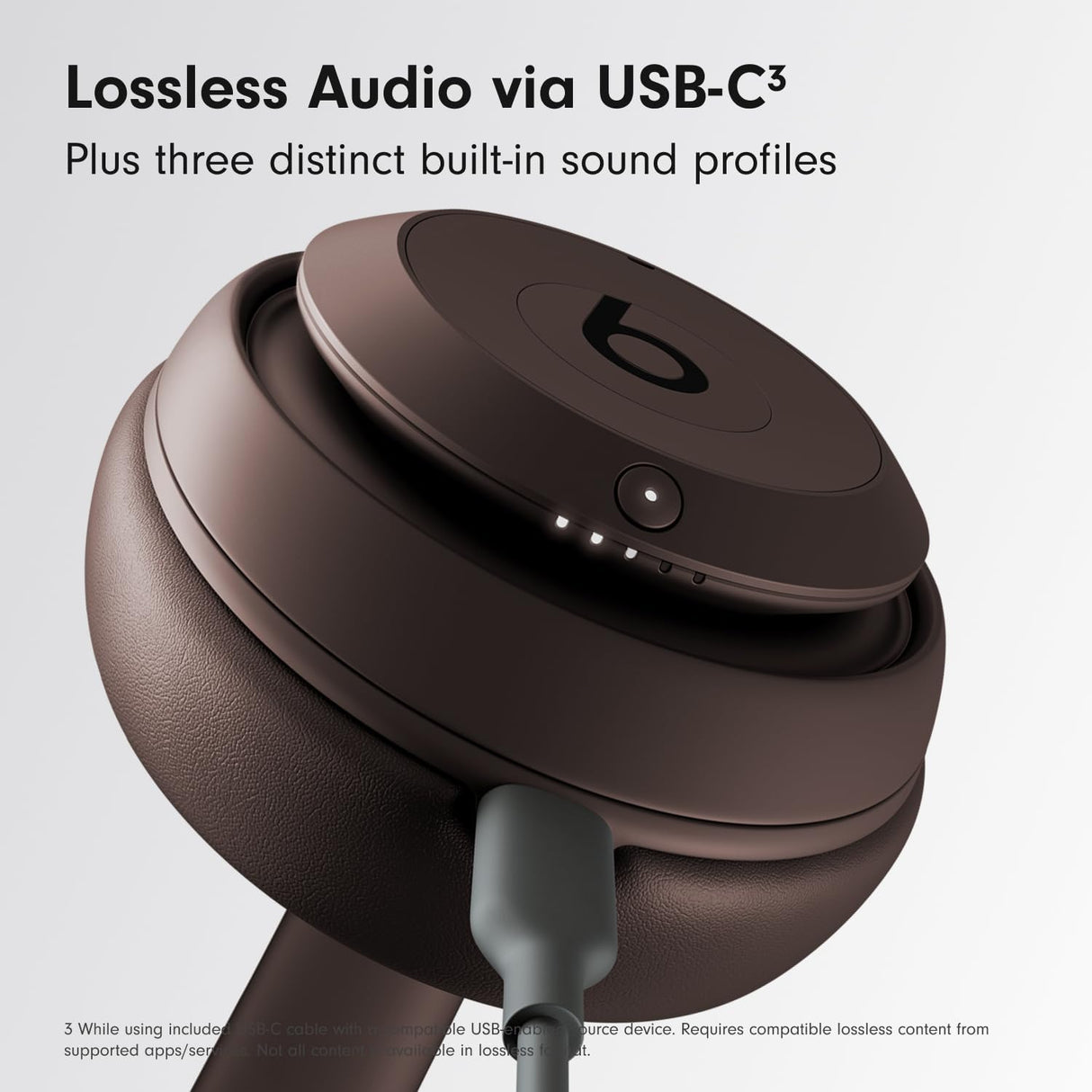 Beats Studio Pro Wireless Bluetooth Noise Cancelling Headphones - Deep Brown (Renewed Premium)