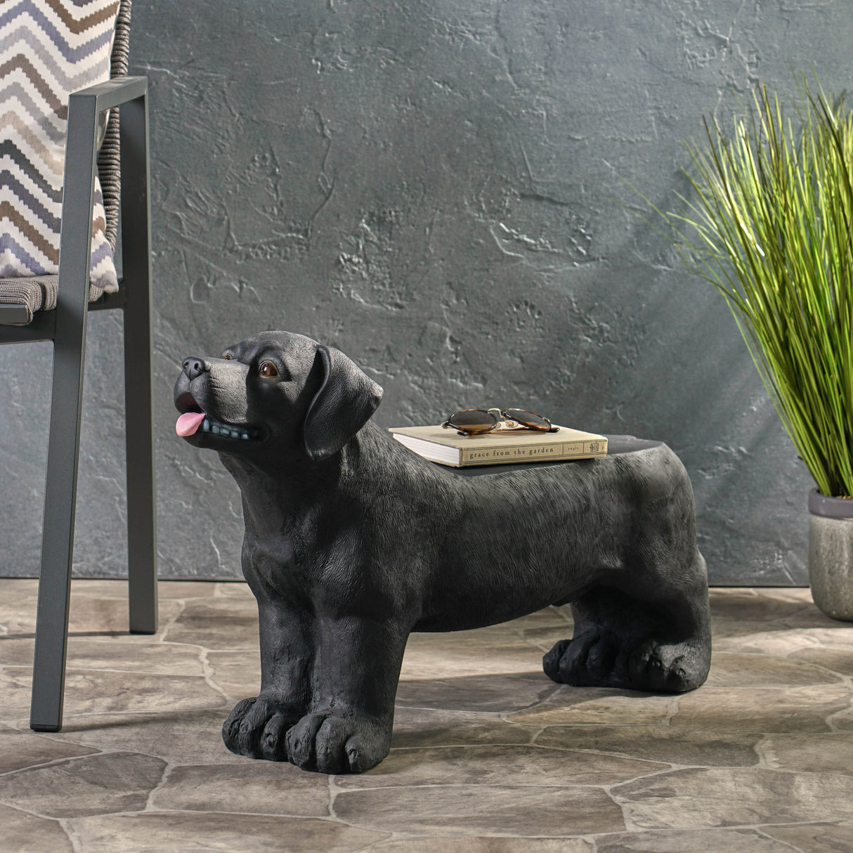 Labrador-Garden-Companion-Bench-Outdoor-Benches