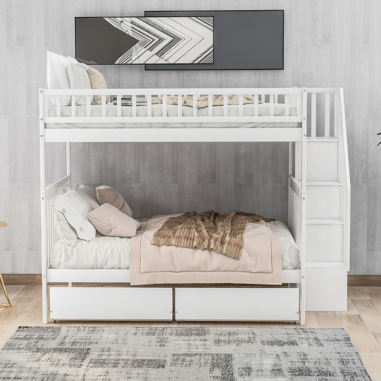 Bunk Bed With Staircase