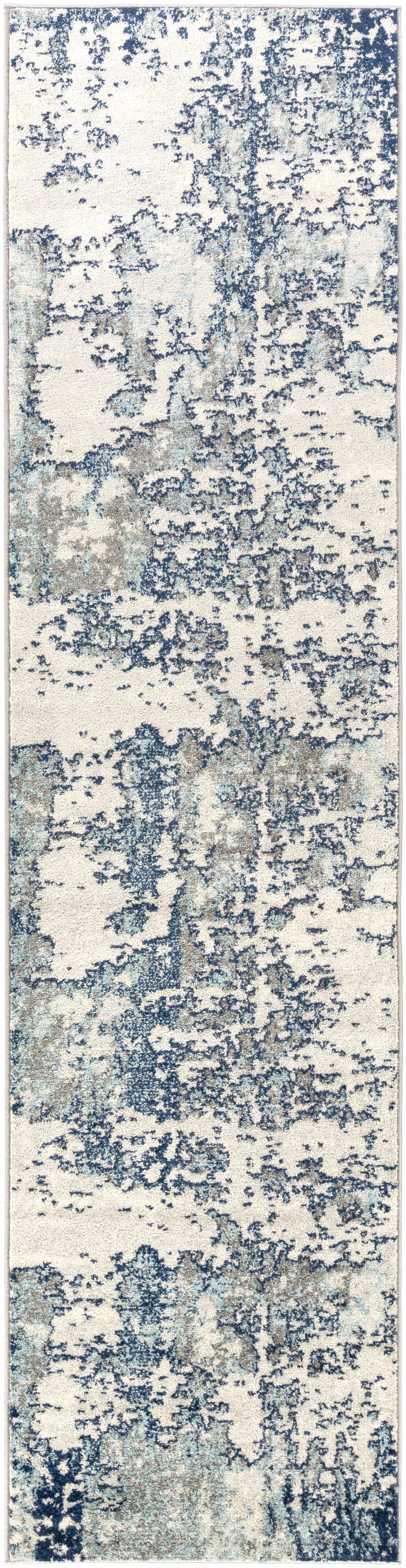Beverly Abstract Blue Area Rug