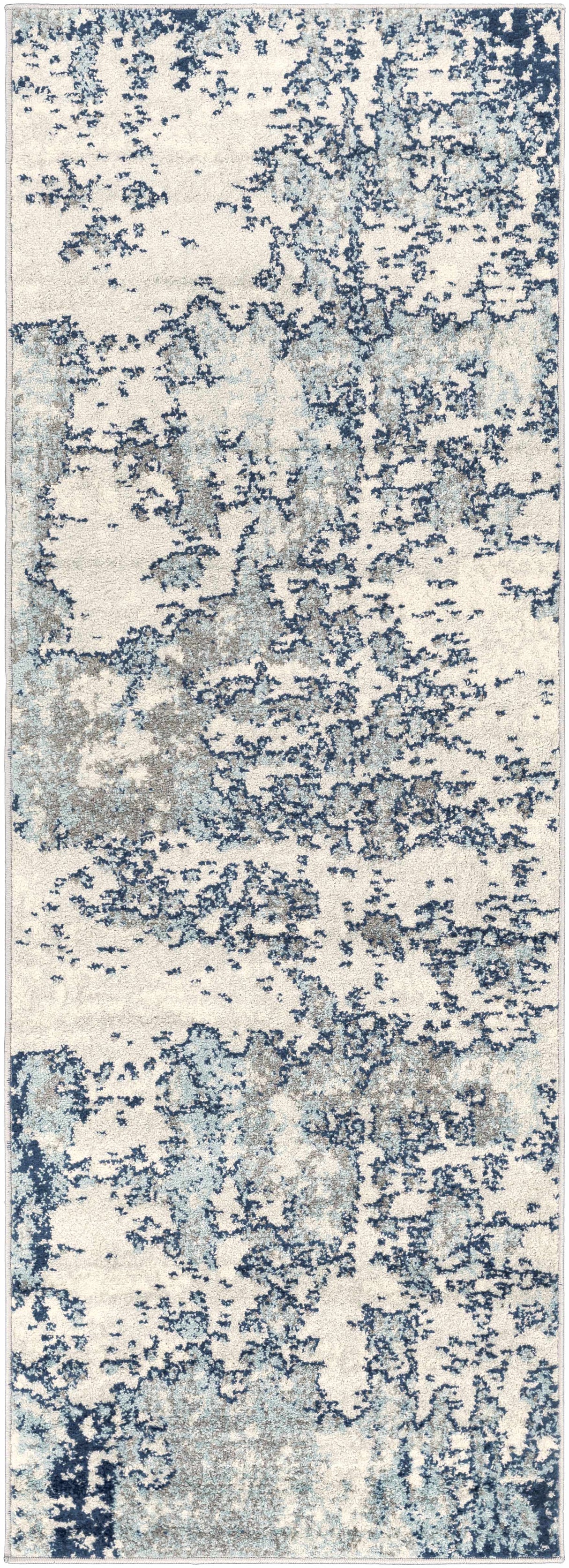 Beverly Abstract Blue Area Rug