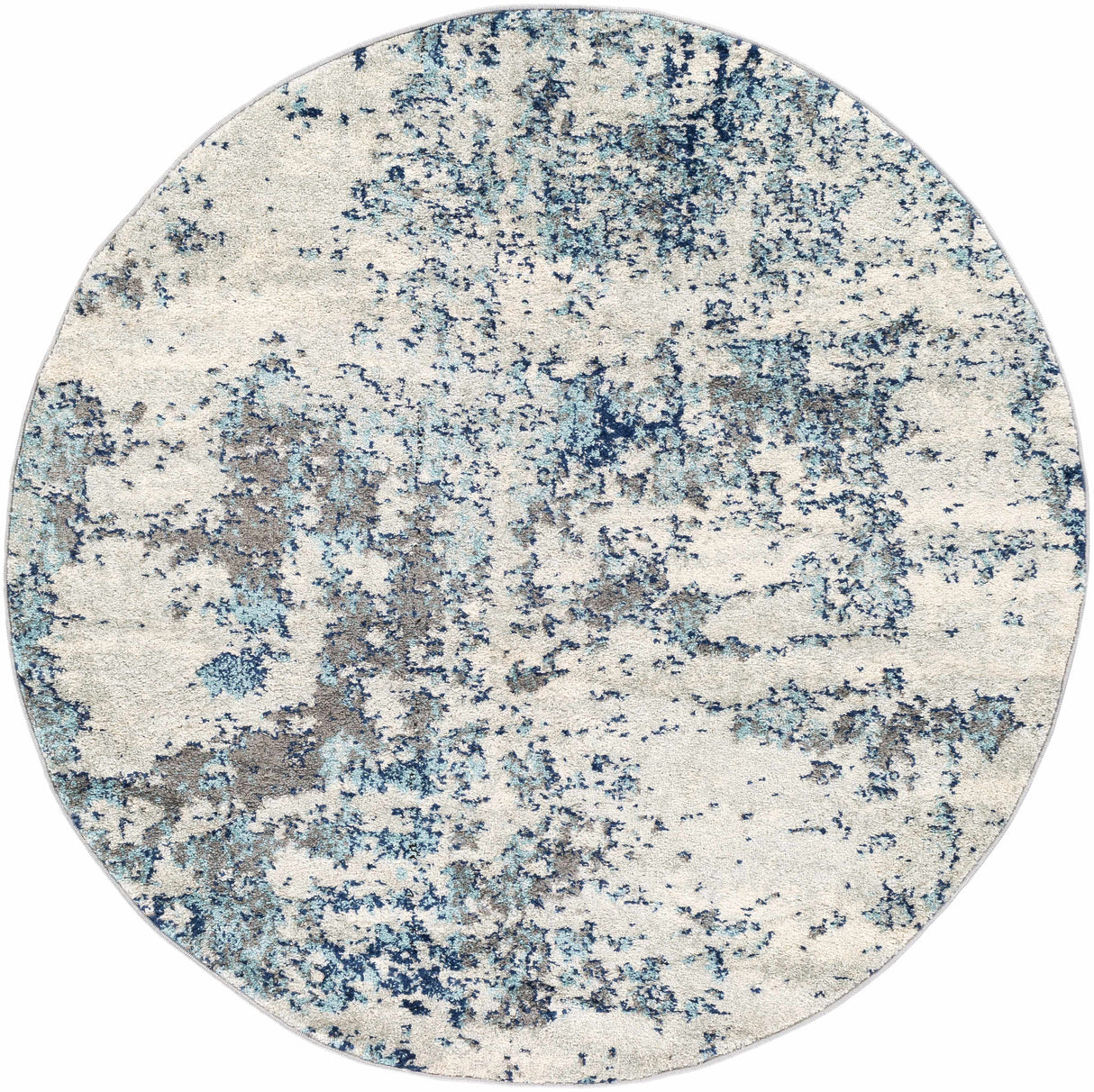 Beverly Abstract Blue Area Rug