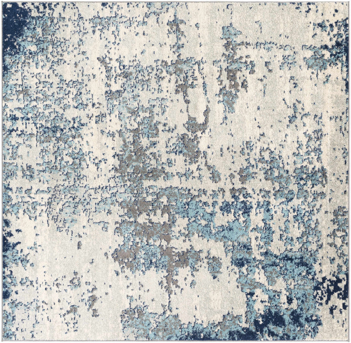 Beverly Abstract Blue Area Rug