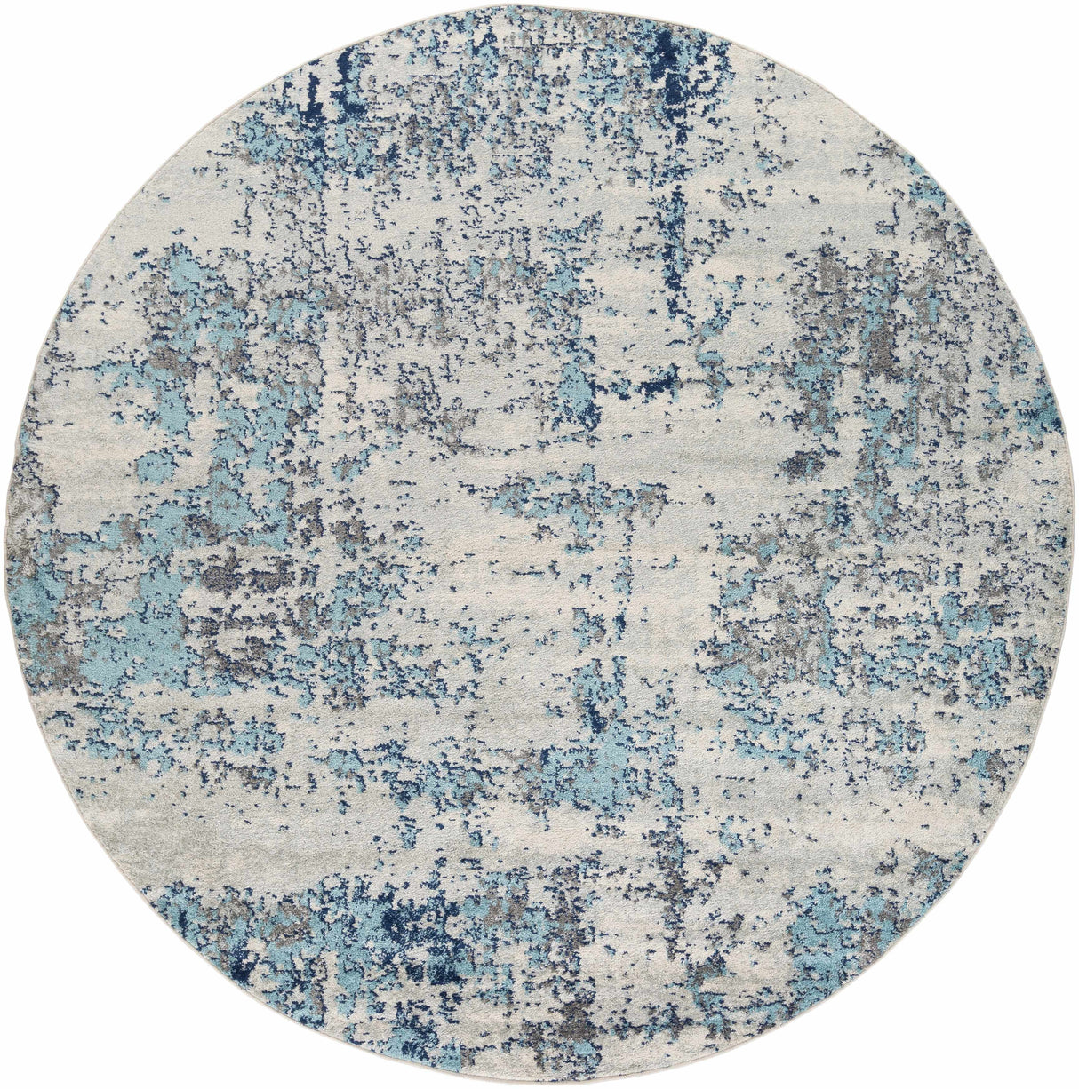 Beverly Abstract Blue Area Rug