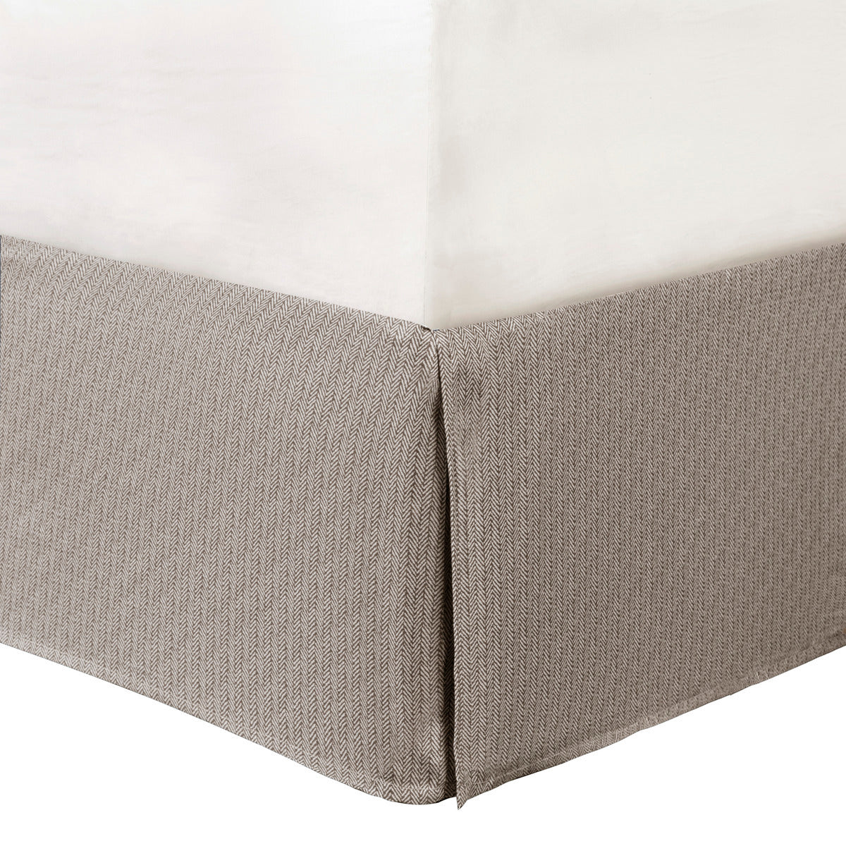 Herringbone Queen Comforter Set with Hypoallergenic Fill - Neutral