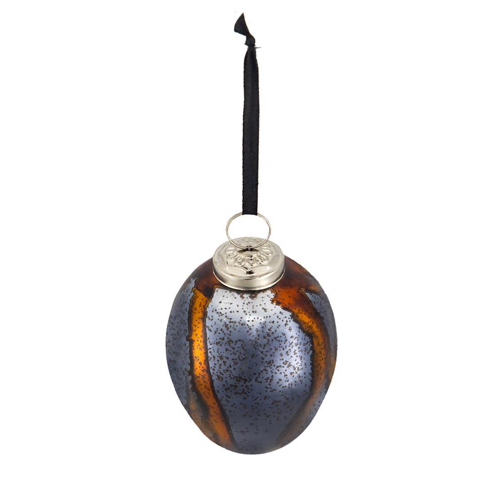 Christmas Ball Ornaments Set of 6 Glass Decorative Hanging Balls