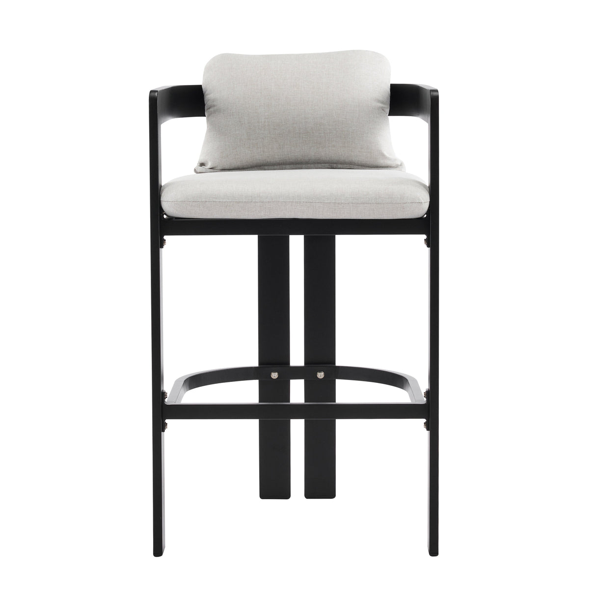 Pula Outdoor Patio Aluminum Counter Stool Set of 2
