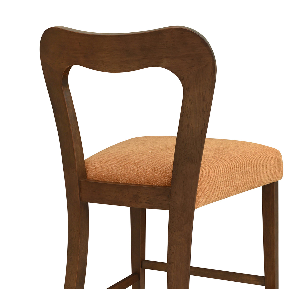 Counter Stool Without Arm (Walnut + Caramel) Set of 2