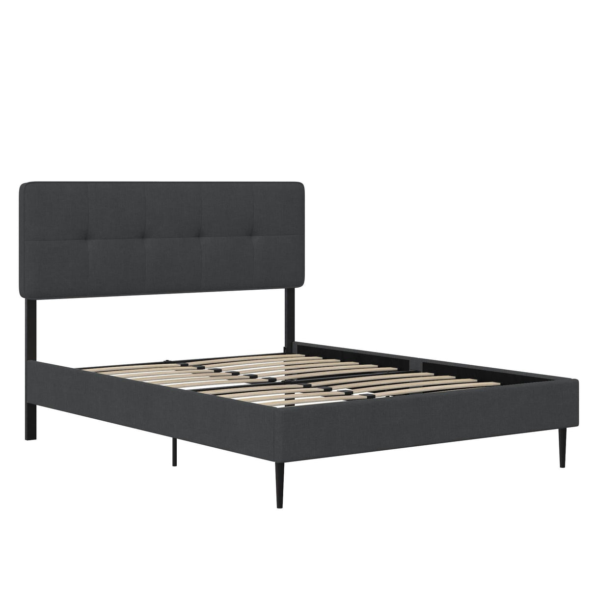Tyler - Full Upholstered Bed - Dark Gray