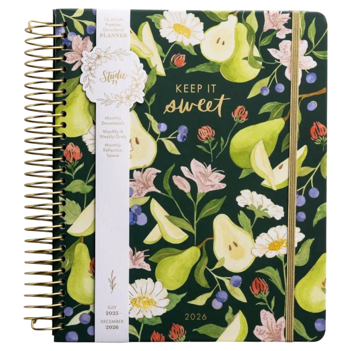 2025-2026 18-Month Premium Devotional Planner - Keep it Sweet