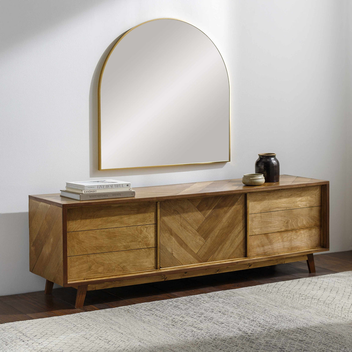 Brembilla Gold Modern Mirror