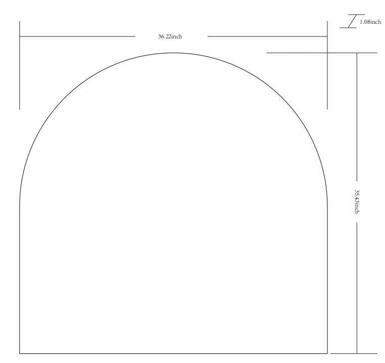 Brembilla Gold Modern Mirror