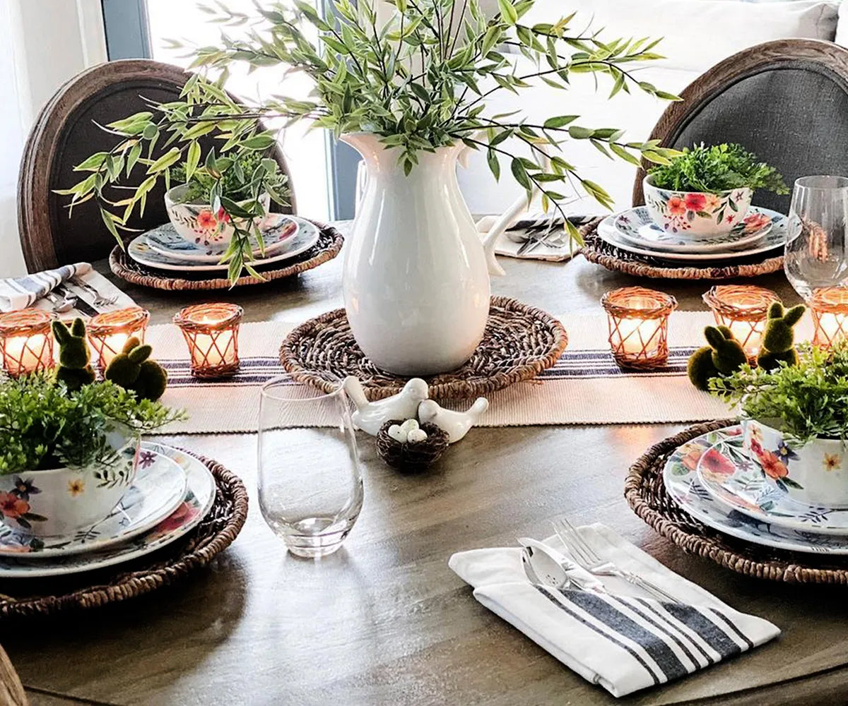 Black and White Napkins - Striped