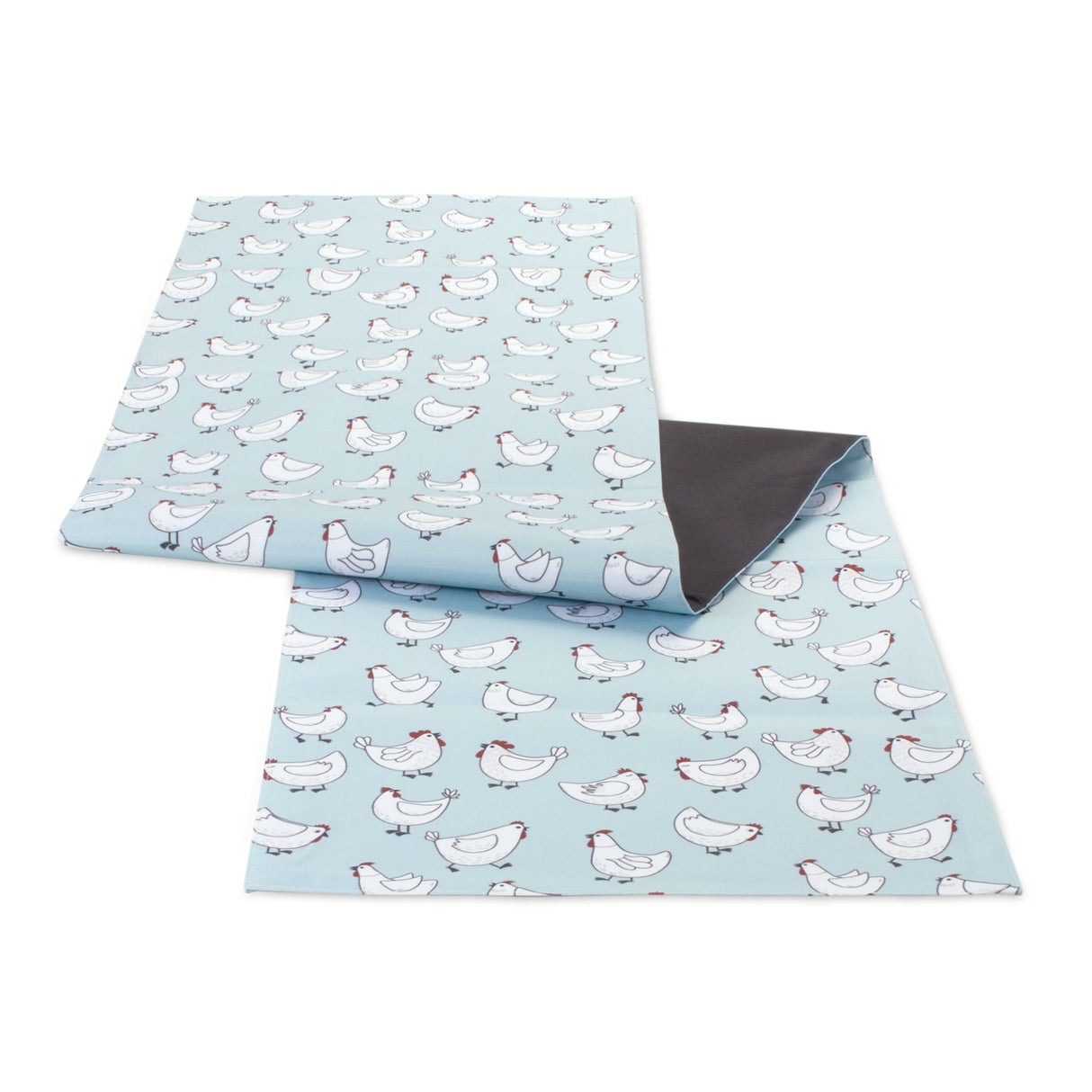 Blue and White Chicken Dining Table Runner 72"L - Tuesday Morning - Table Runners