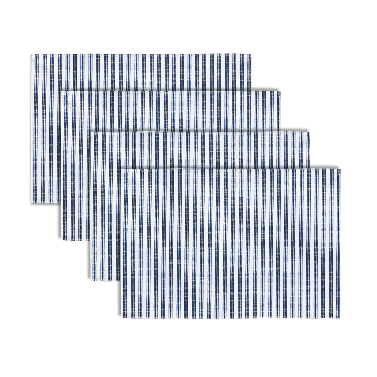 Blue-and-White-Striped-Dining-Placemat-(Set-of-4)-Table-Runners