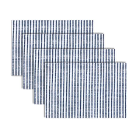 Blue-and-White-Striped-Dining-Placemat-(Set-of-4)-Table-Runners