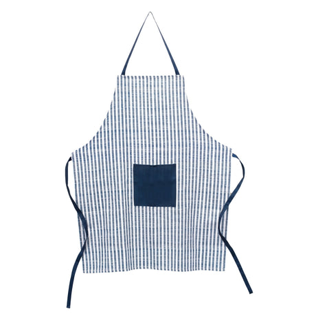 Blue and White Striped Kitchen Apron 50"H - Tuesday Morning - Aprons