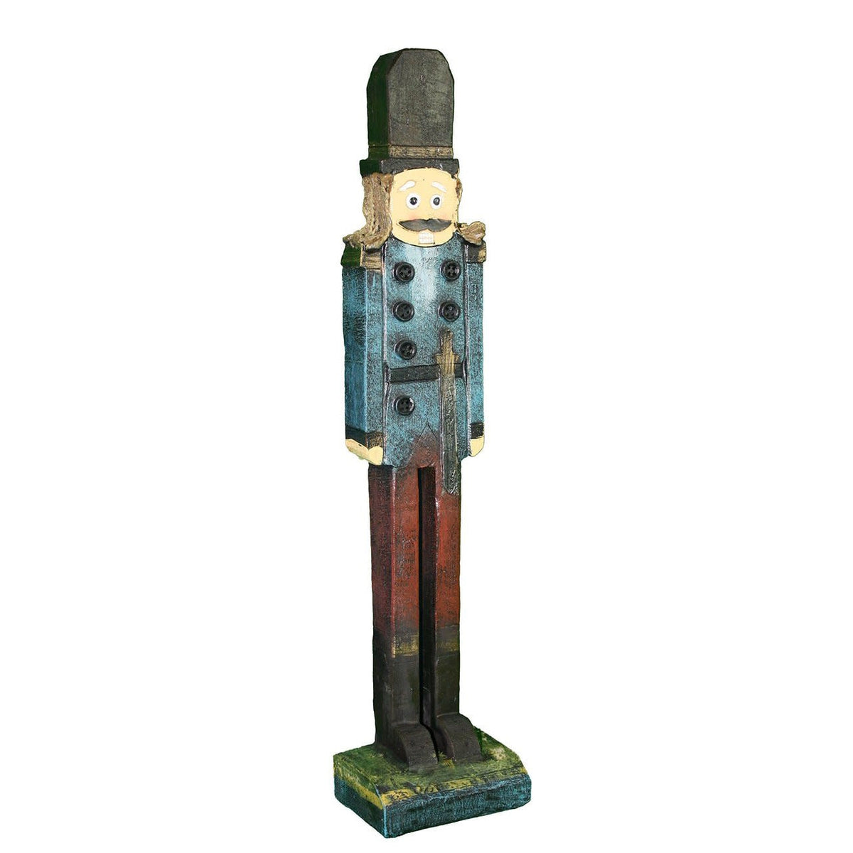 Large Resin Vintage Nutcracker -