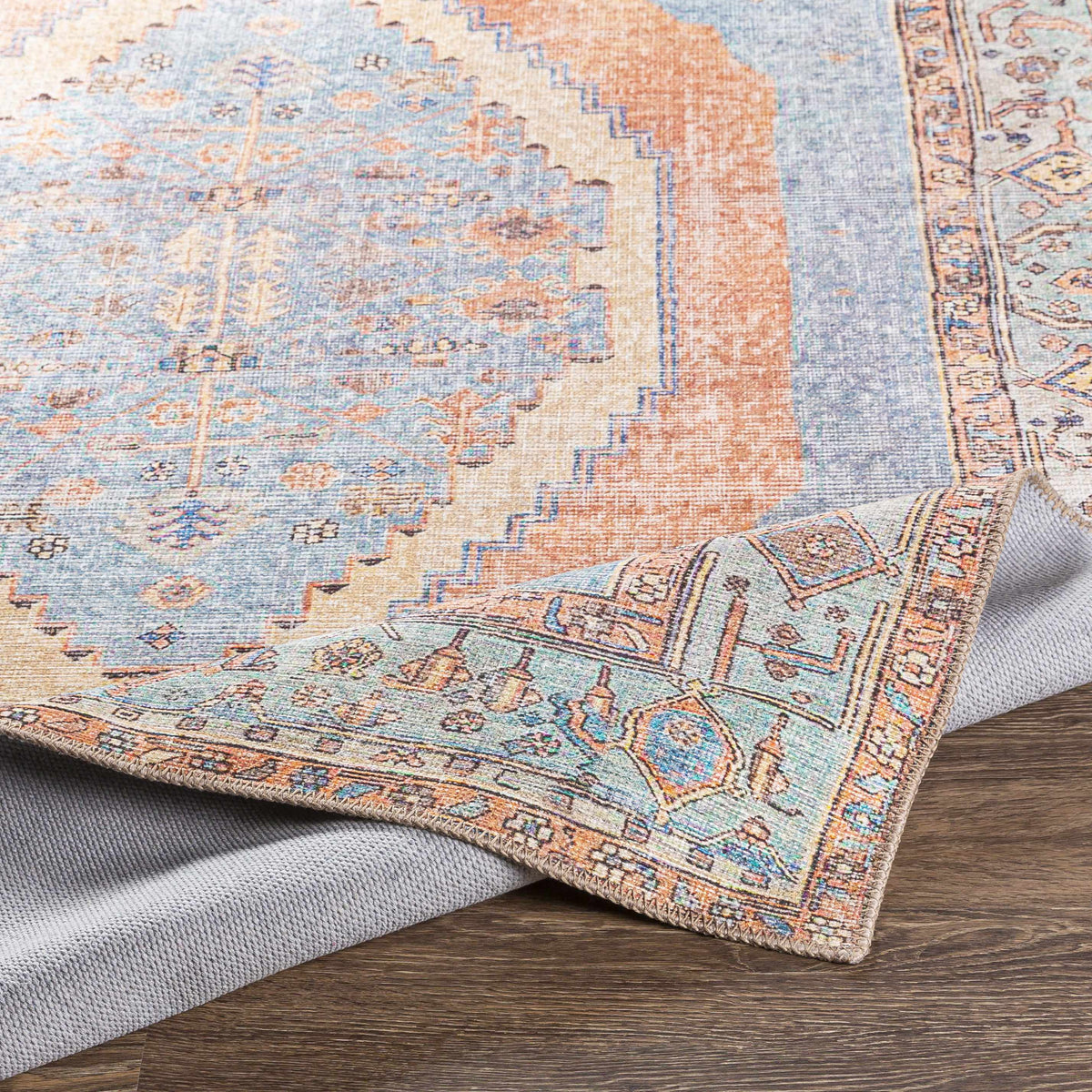 Bovey Washable Area Rug - Clearance