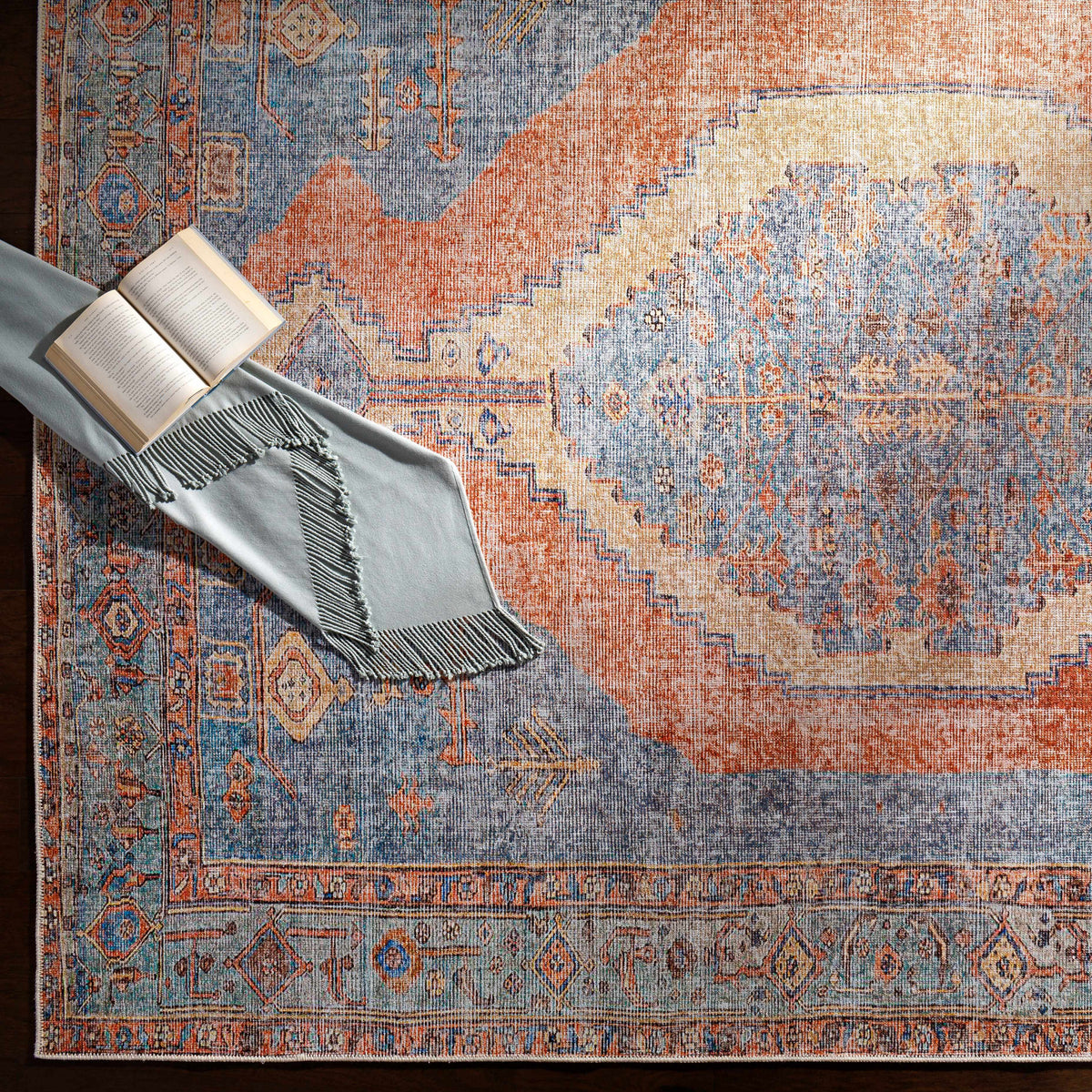 Bovey Washable Area Rug - Clearance