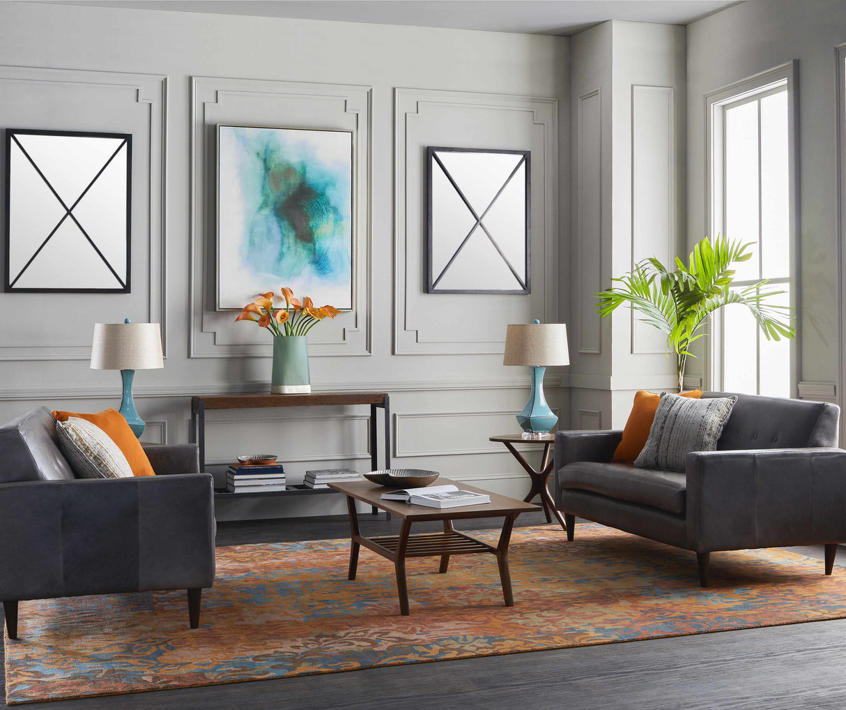 Timbo Teal Glass Decorative Accent