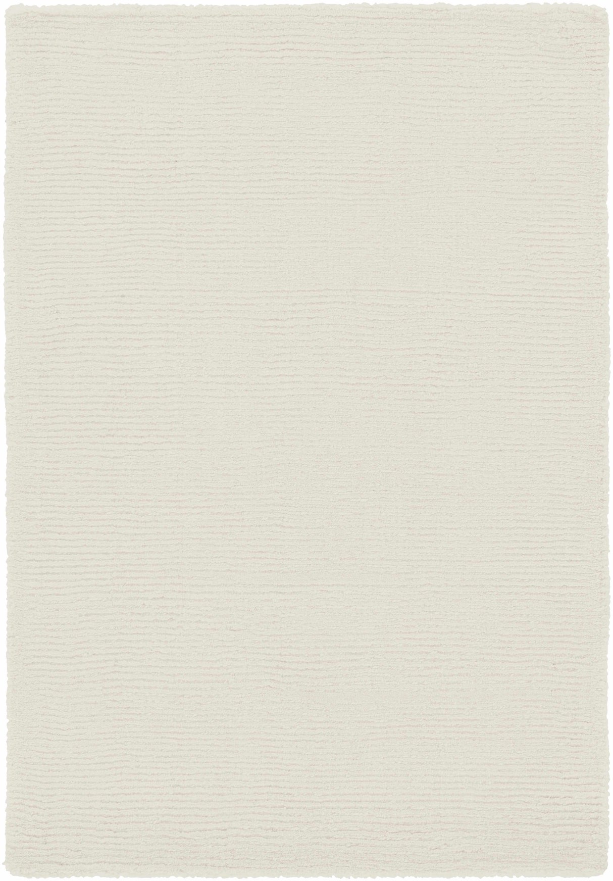Brockton Solid Light Beige Wool Rug