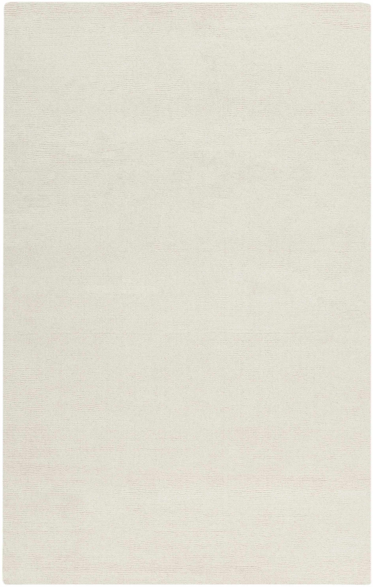 Brockton Solid Light Beige Wool Rug