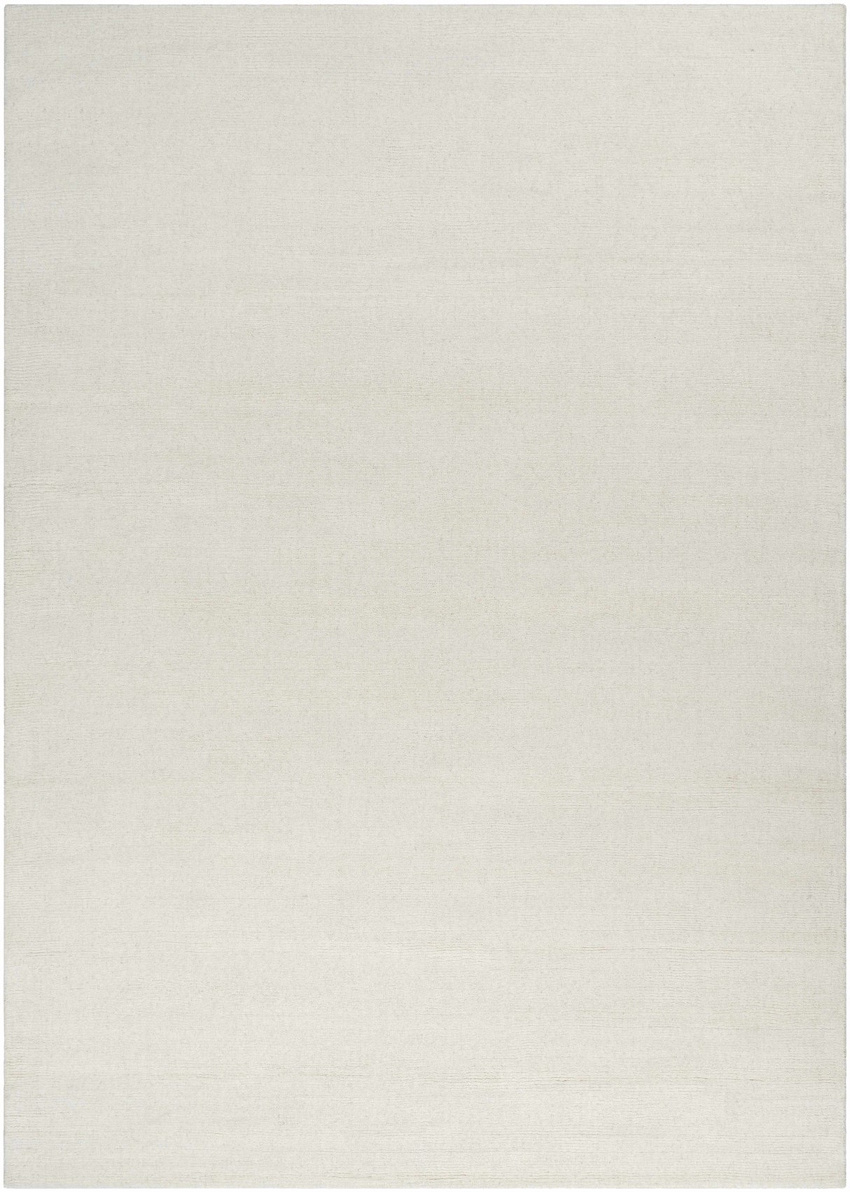 Brockton Solid Light Beige Wool Rug