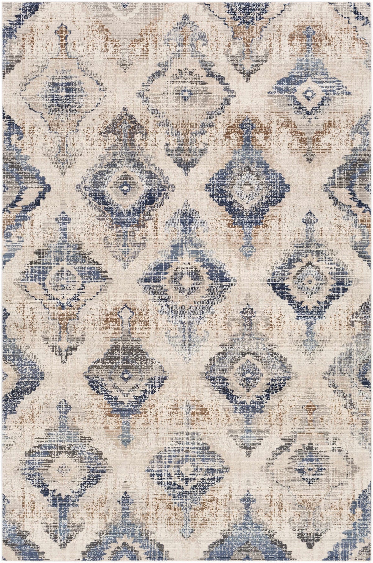 Buckner Blue Ikat Rug - Clearance