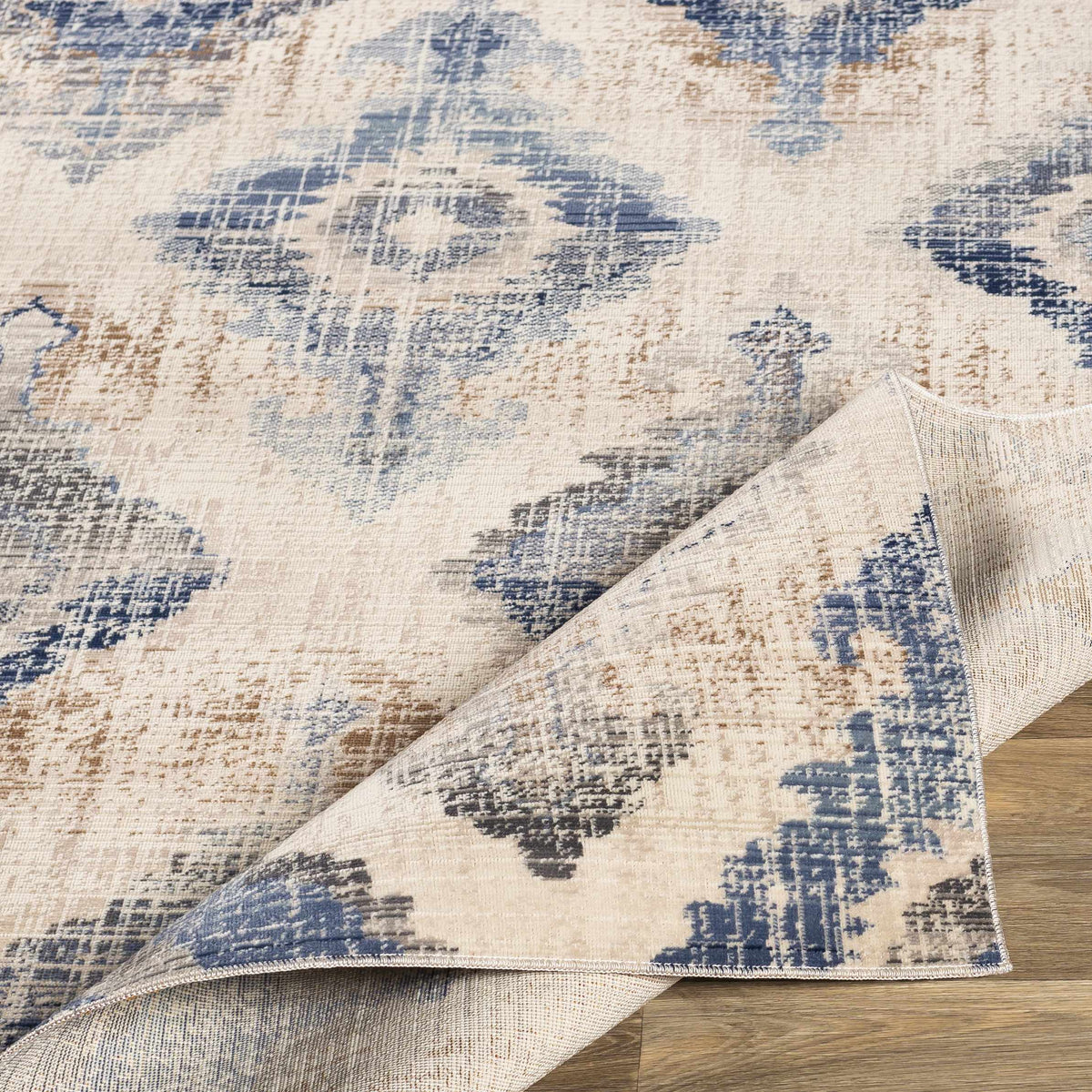 Buckner Blue Ikat Rug - Clearance