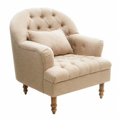 Button-Tufted-Accent-Chair-with-Decorative-Pillow-Accent-Chairs
