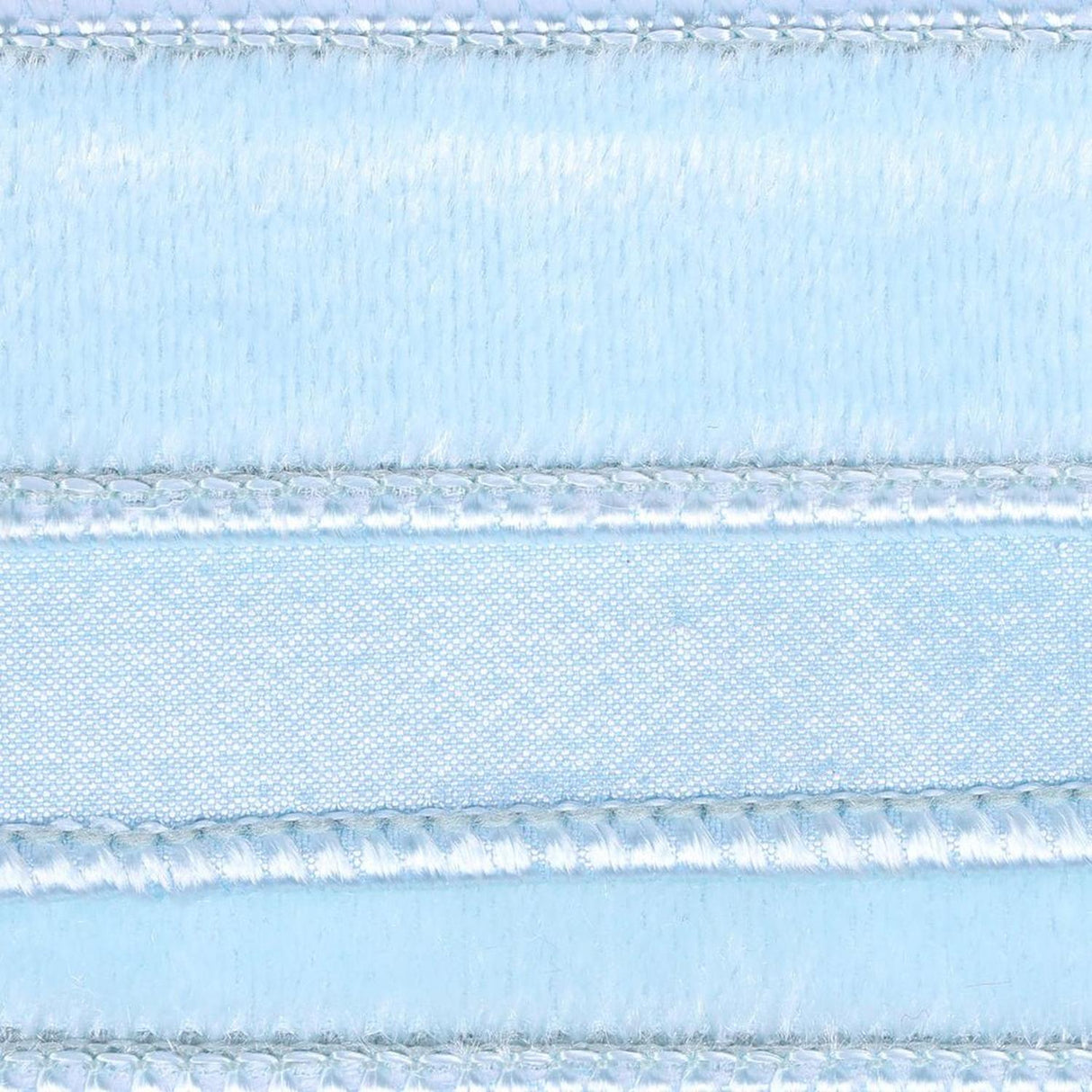 1" Velvet Luster Wired Ribbon: Baby Blue (10 Yards)