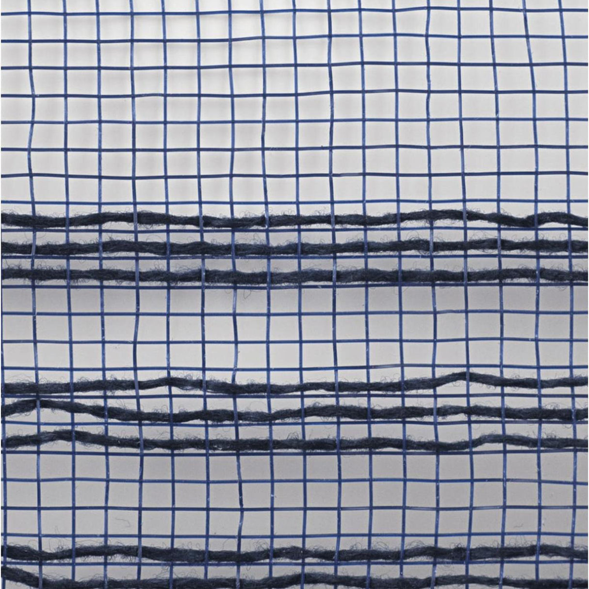 10" Border Stripe Mesh Ribbon: Navy Blue (10 Yards)