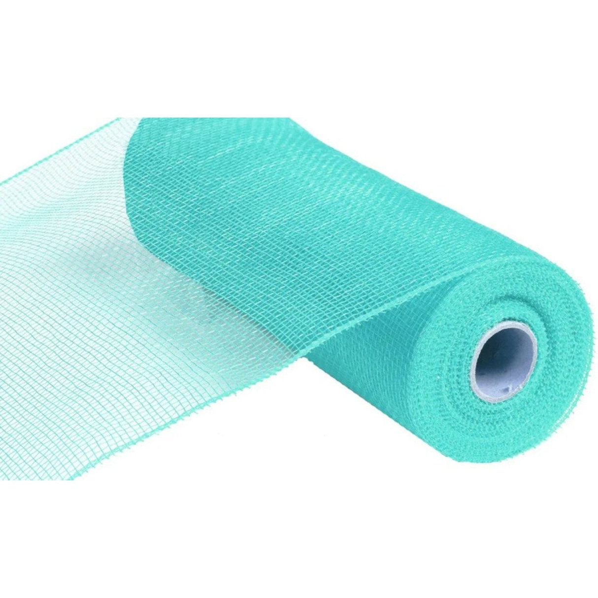 10" Poly Deco Mesh Ribbon: Turquoise Green