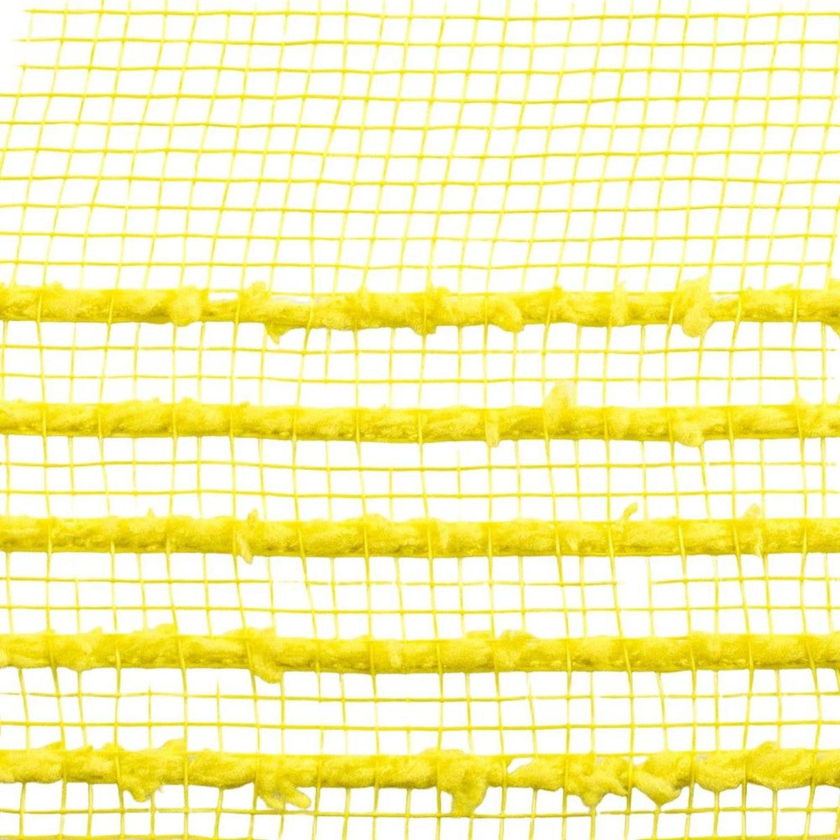 10.25" Drift Border Mesh Ribbon: Yellow (10 Yards)