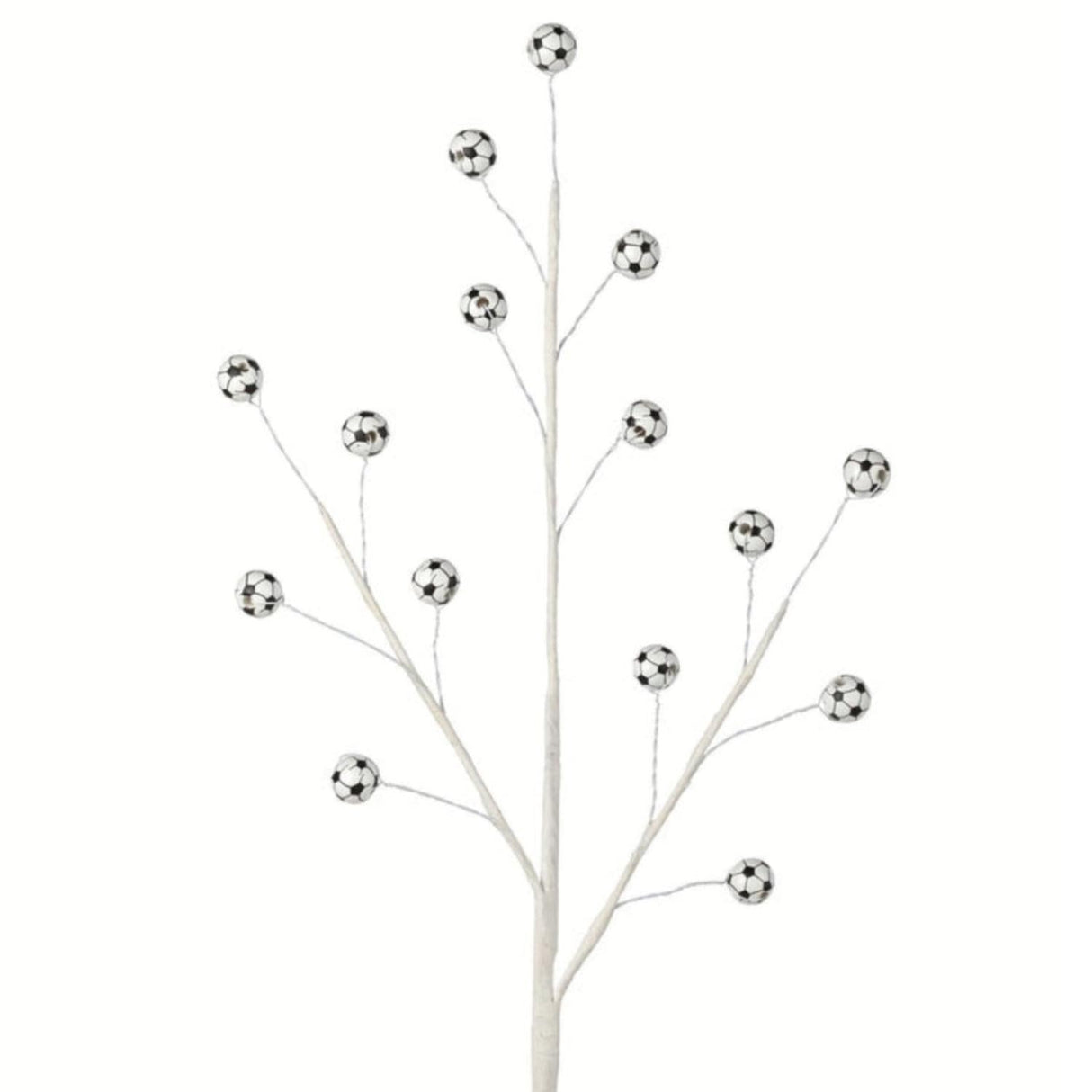 23" Wood Bead Sports Ball Spray: Soccer