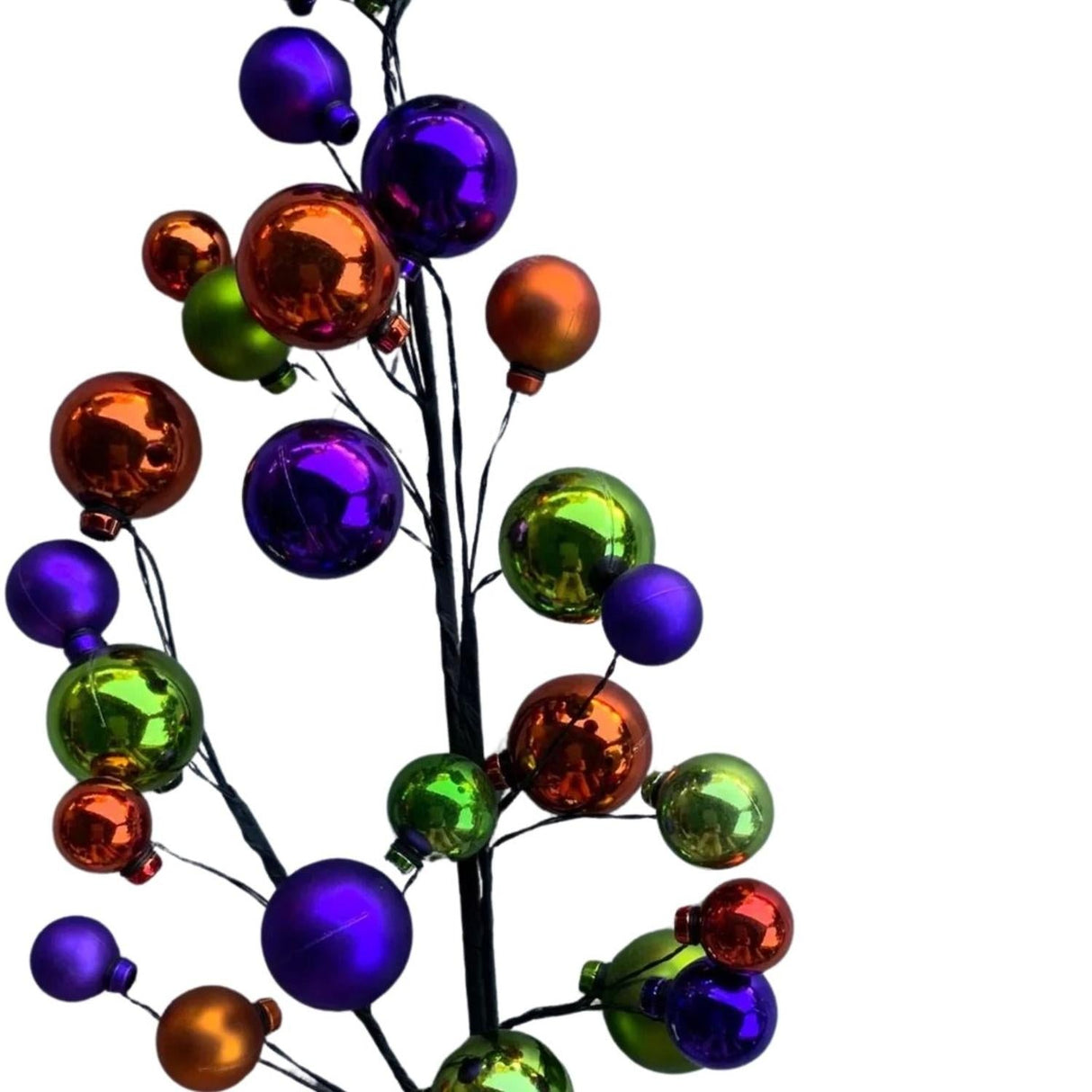 28" Ornament Ball Pick: Orange, Purple, Green