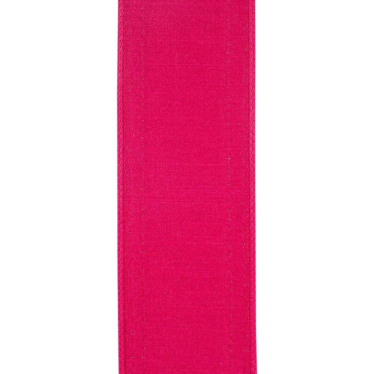 2.5 inch Sequin Trimmed Dupioni Ribbon: Lime/Pink (5 Yards)