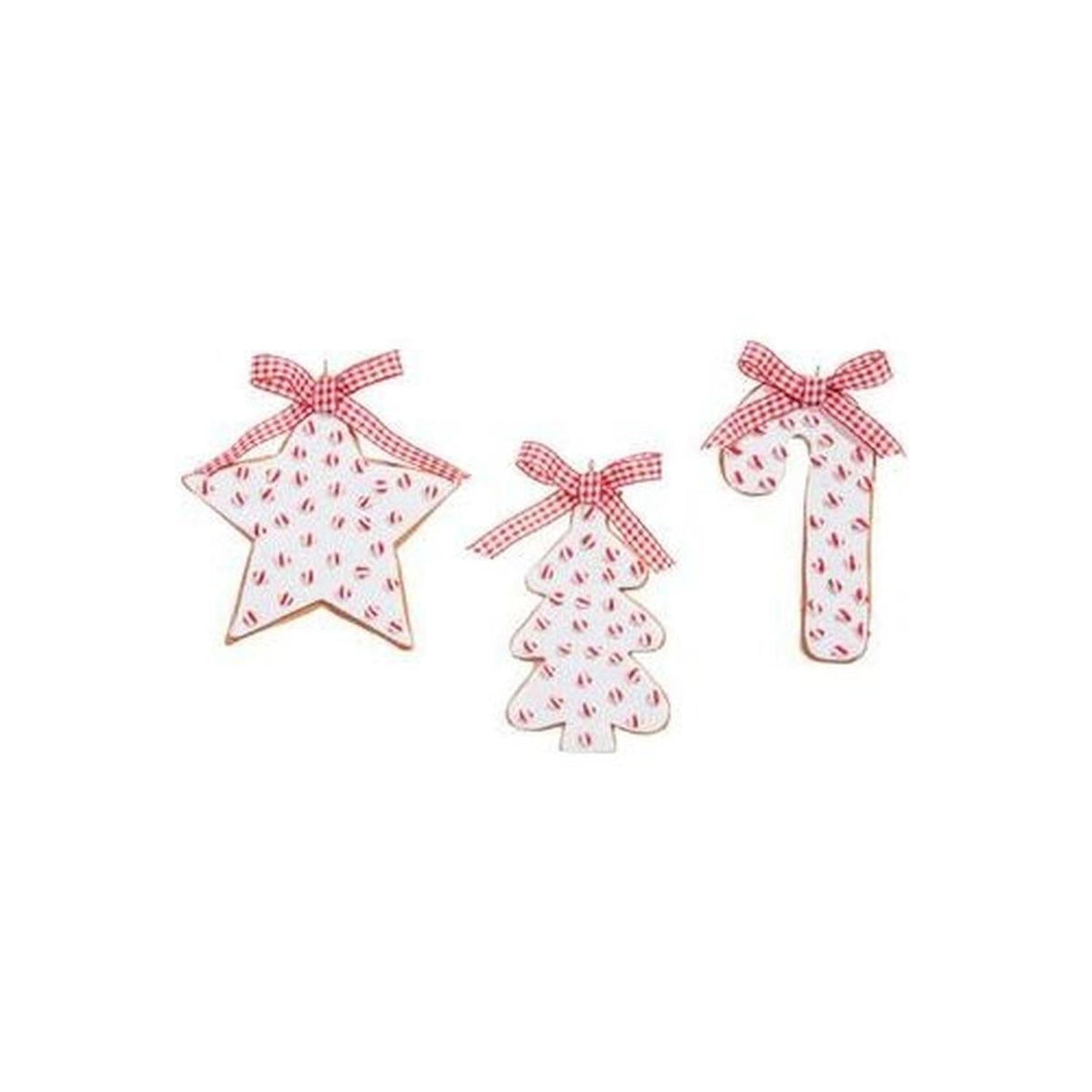 4.5" Peppermint Sprinkles Cookie Ornament