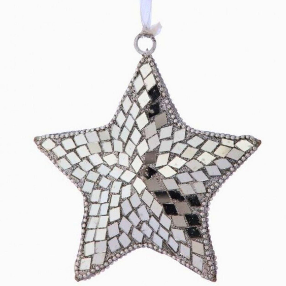5" Mosiac Jeweled Star Ornament