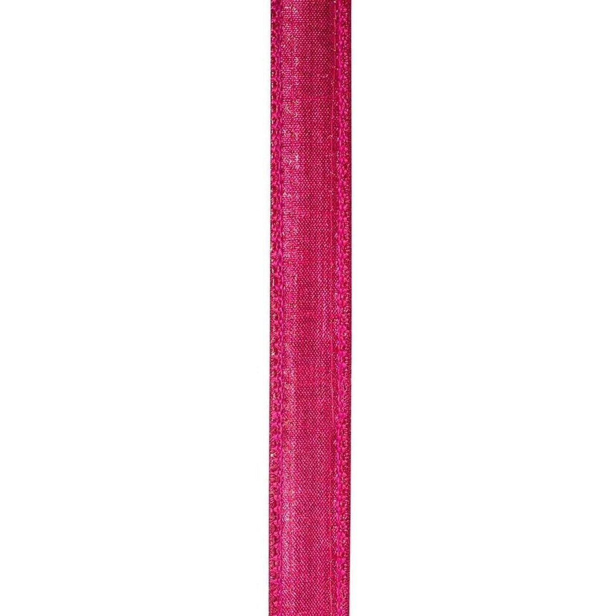 7/8" Sumptuous Jewel Accent Ribbon: Red/Fuchsia (5 Yards)