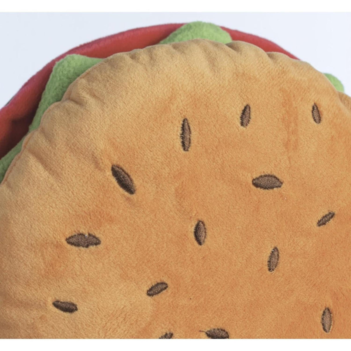 8" Plush Burger Accent