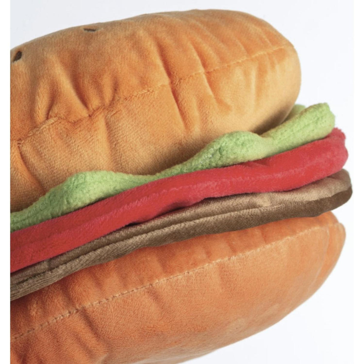 8" Plush Burger Accent