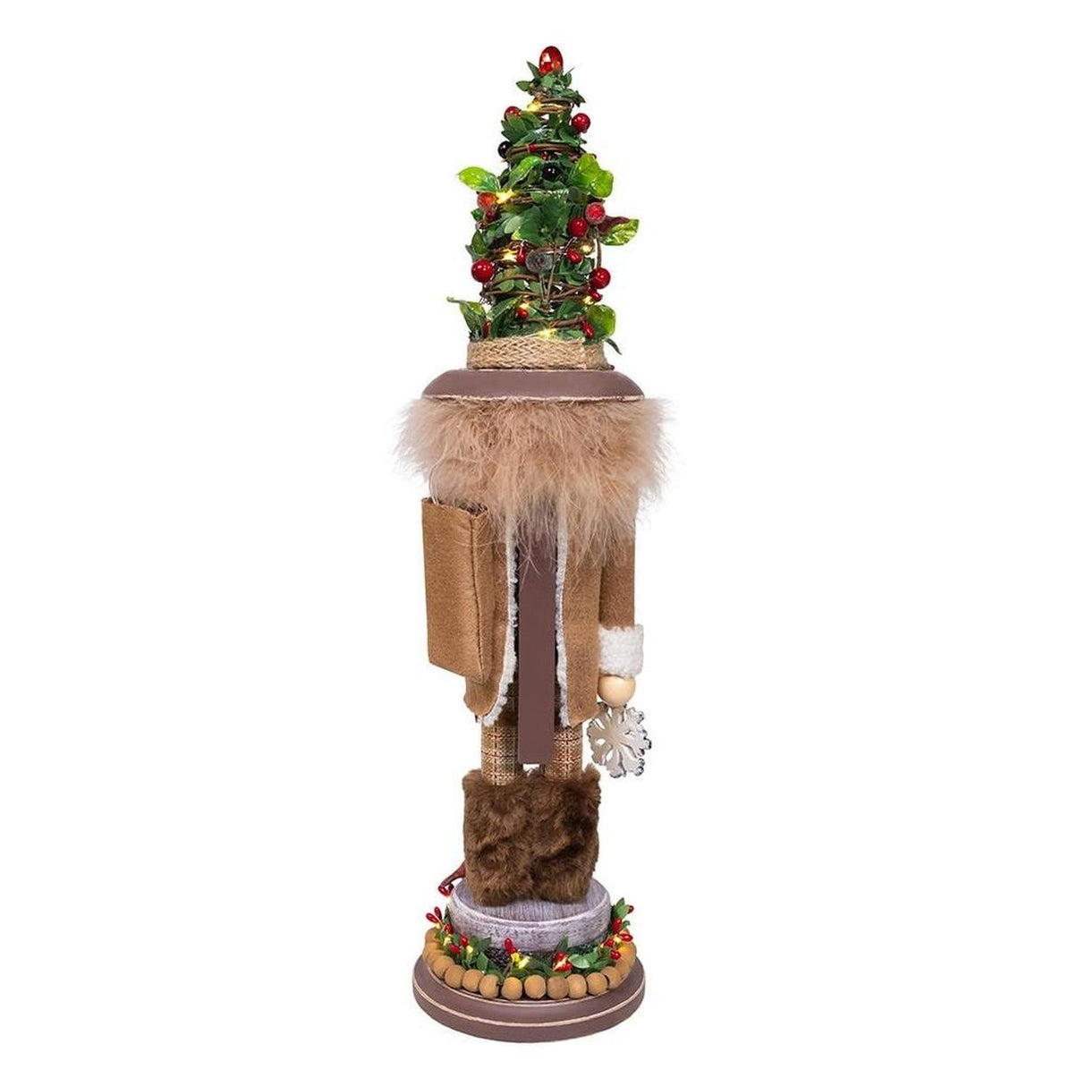 Kurt Adler 19-Inch LED Birch Berries Nutcracker